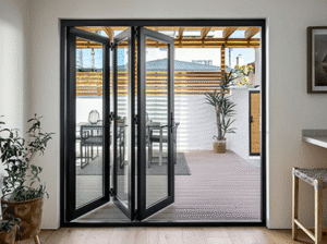 types of patio doors - bifold patio door