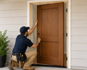 curb appeal with door installation