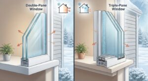 double-pane vs triple-pane windows