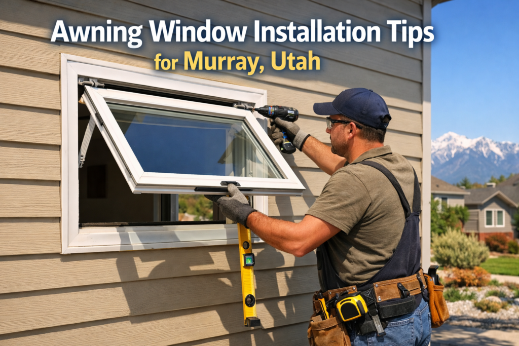 Professional awning window installation guidance in Murray UT
