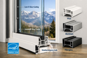 Modern sliding glass door styles in Murray UT