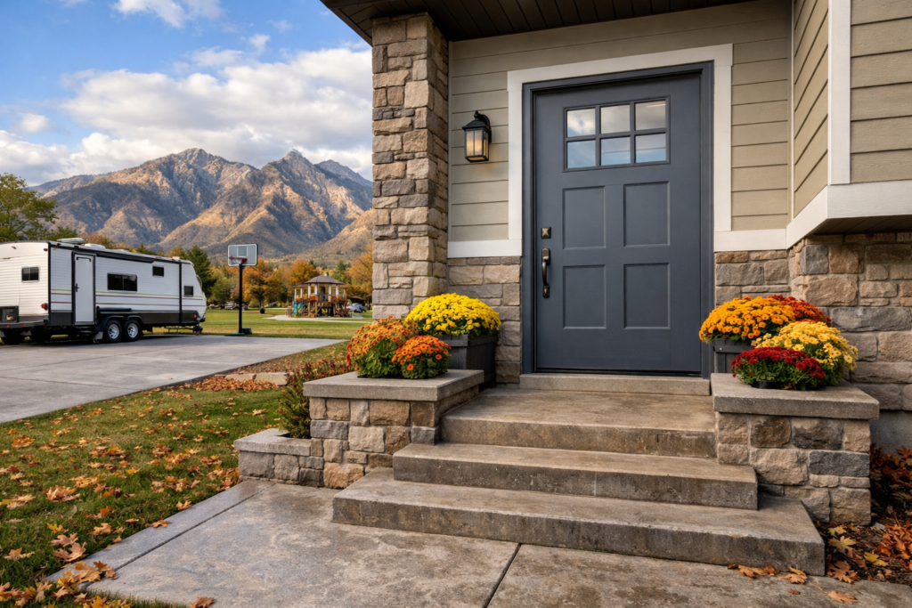 Energy-efficient replacement door installed Murray UT