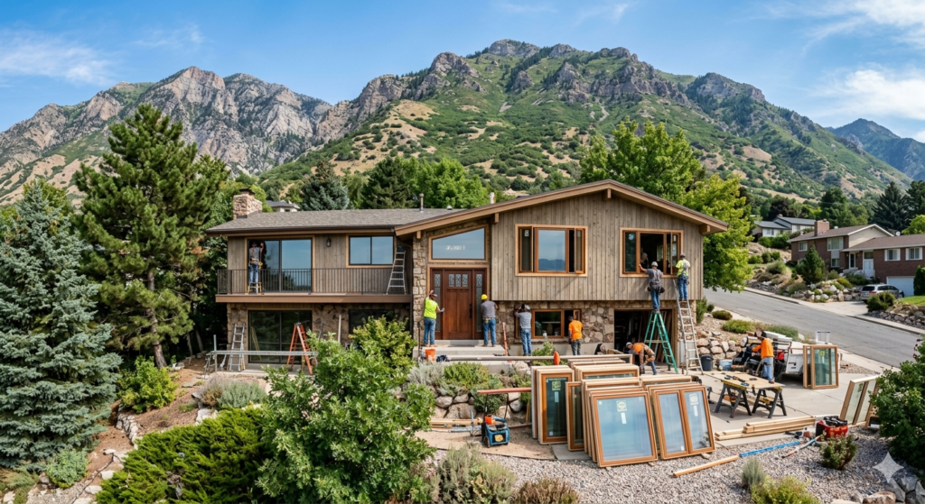 Professional window and door replacement team in East Millcreek Utah