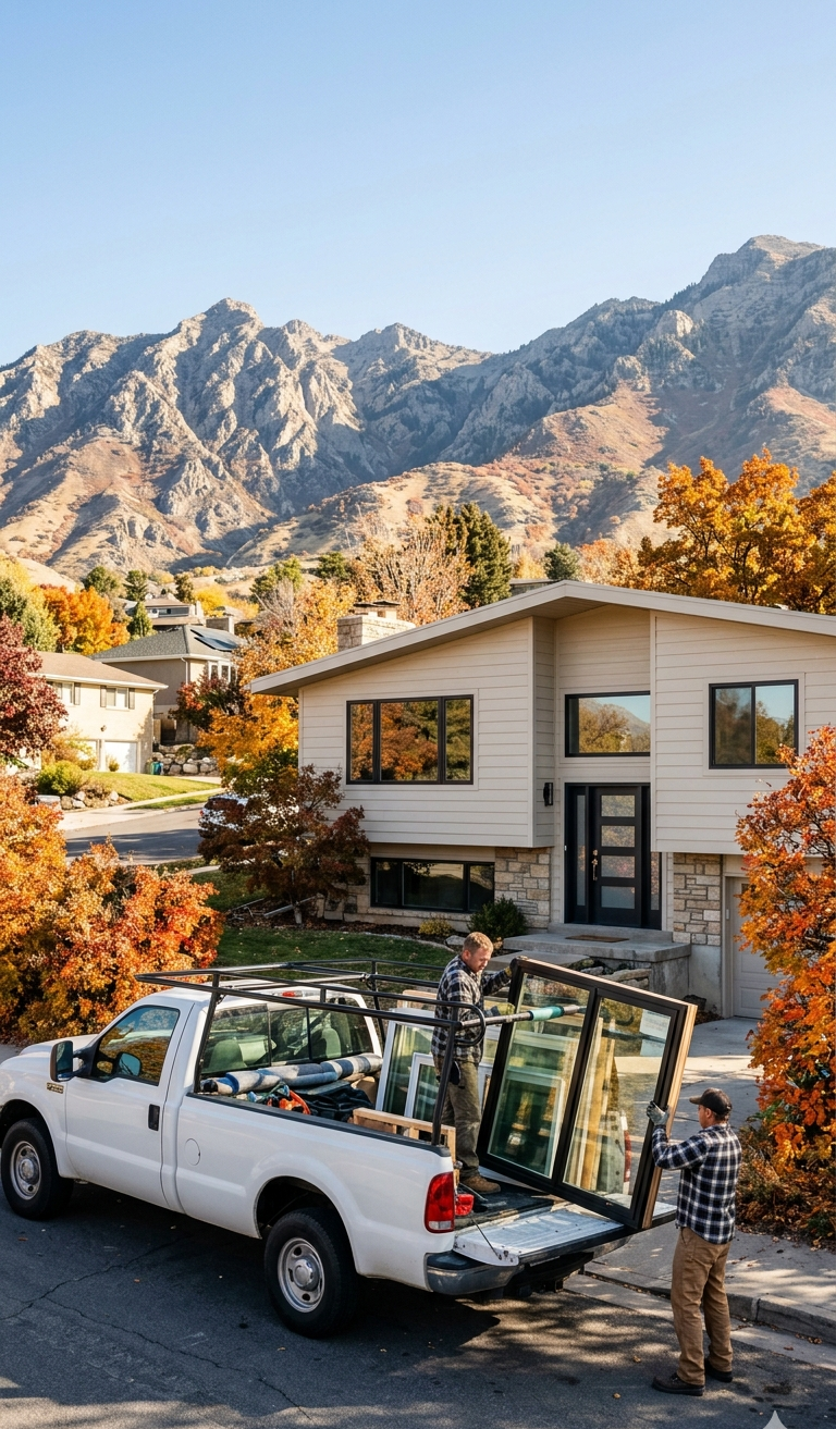 New windows and doors installed in East Millcreek Utah