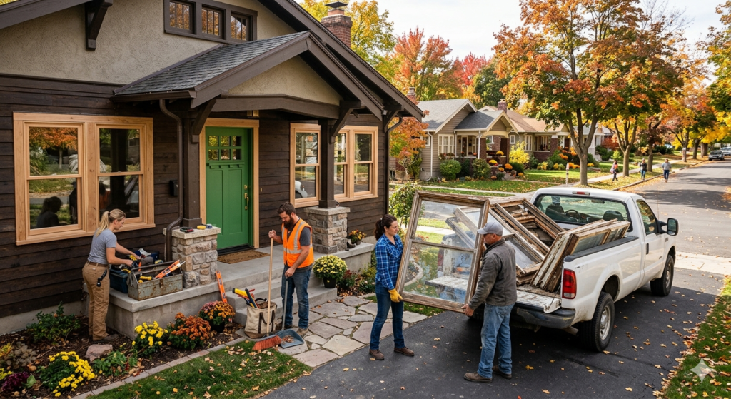 Professional window and door replacement team in Midvale Utah