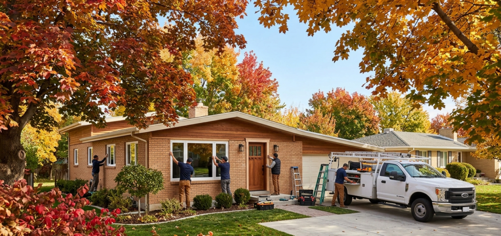 Professional window and door replacement team in Millcreek Utah