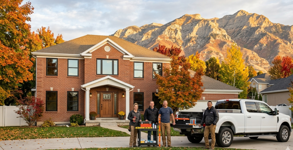 Professional window and door replacement team in Sandy Utah