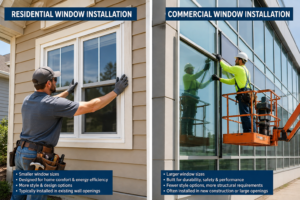 residential commercial windows Murray UT installation