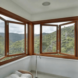clad-wood window installation
