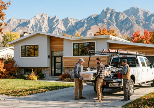 New window being installed in Kearns Utah home