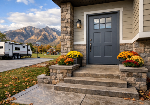 Energy-efficient replacement door installed Murray UT